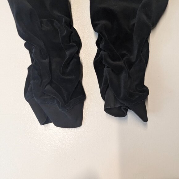 Juicy Couture Size Medium Black Velour Joggers - Picture 4 of 15